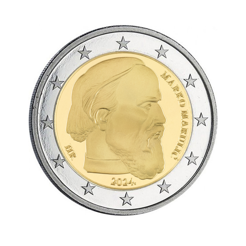 Croatie 2024 – 2 euro Coincard  "Marko Marulic"