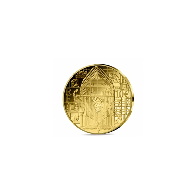 Monnaie de Paris 2024 - Notre Dame de Paris - 10€ Or