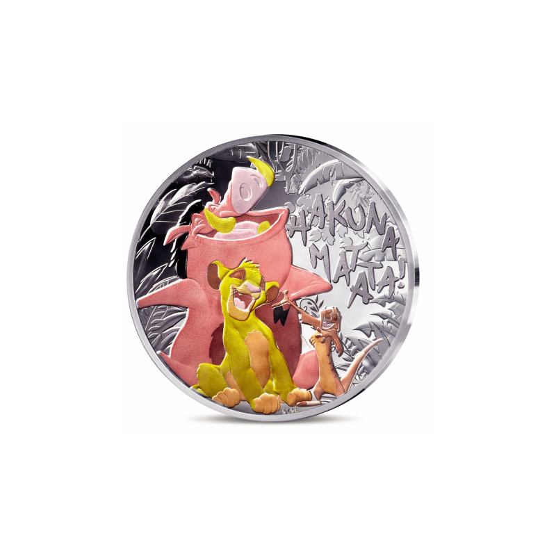 Monnaie de Paris 2024 - LE ROI LION -10€ Argent BE Colorisée