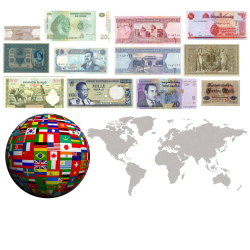 Série 20 billets du monde...
