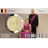 Coincard Belgique 2025 – Le trône Royal – 50 cts Roi Philippe incluse Coincard Belgique 2025 – Le trône Royal – 50 cts Roi Philippe incluse