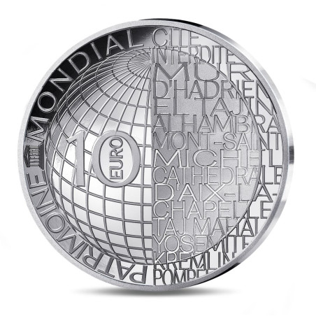 Monnaie de Paris 2025-UNESCO-10€ Argent BE Notre-Dame Monnaie de Paris 2025-UNESCO-10€ Argent BE Notre-Dame