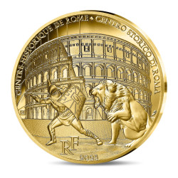 Monnaie de Paris 2025-UNESCO-50€ Or BE 1/4 oz Colisée