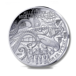 Monnaie de Paris 2025 - L'ART DE LA PLUME - JULES VERNE Vingt Mille Lieues sous les Mers - 10€ Argent BE