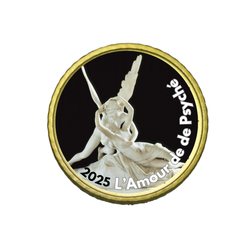 Louvre 2025-50 cts domé couleur- Collection complète