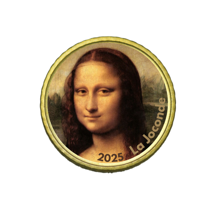 Louvre 2025-50 cts domé couleur- Collection complète