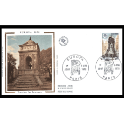 Enveloppe 1er jour 1978 -...