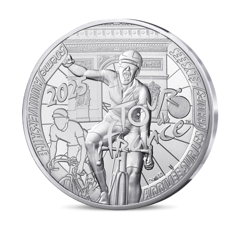 Monnaie de Paris 2025-  Tour de France - 10€ Argent
