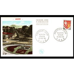 Enveloppe 1er jour 1964 - Agen