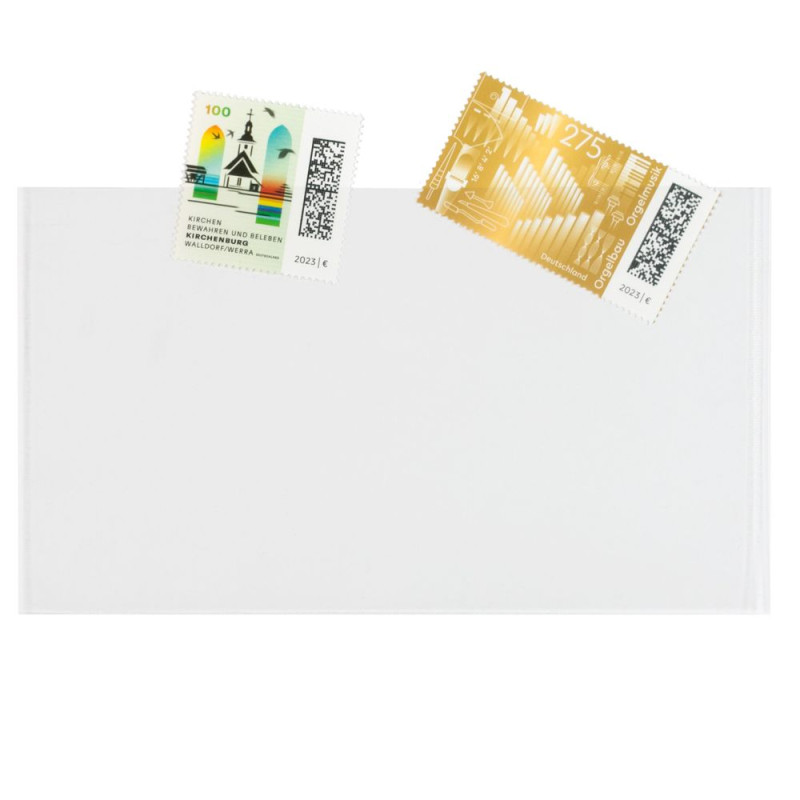 Gaines de protection format intérieur 149 x 86 mm, format extérieur 153 x 88 mm, paquet de 100