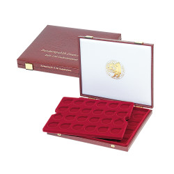 Coffret luxe pour 48 monnaies RFA 10 DM commémoratives (32,5 mm Ø)