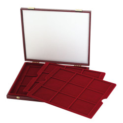 Coffret Luxe pour 27 monnaies commémoratives 10 DM FB sous blister d origine (70 x 62 mm)