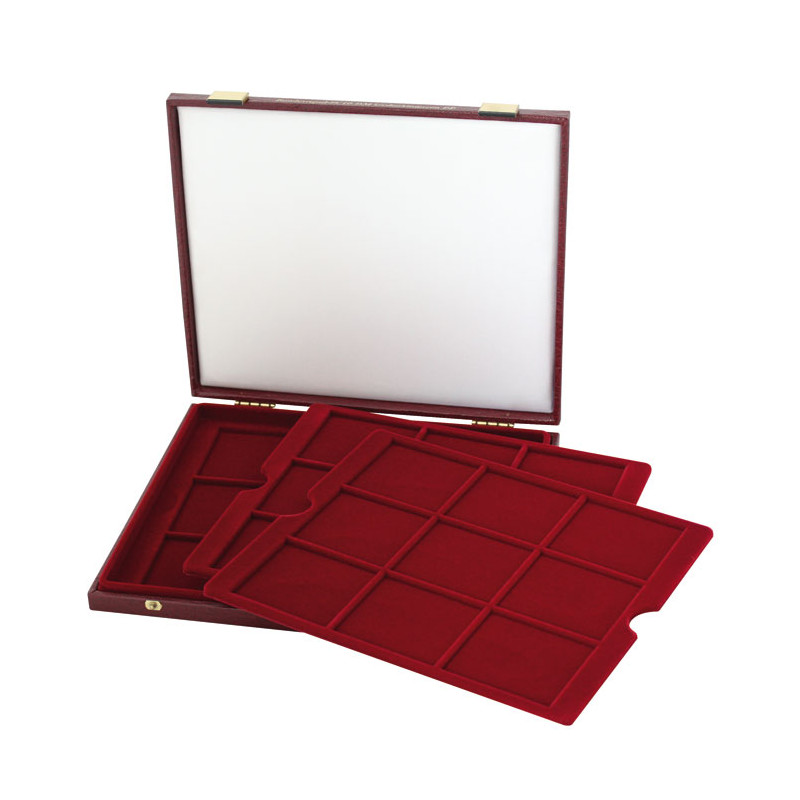 Coffret Luxe pour 27 monnaies commémoratives 10 DM FB sous blister d origine (70 x 62 mm)