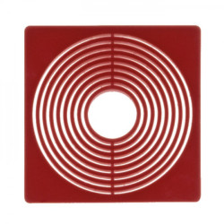 Inletts-box monnaies 51 x 51 mm, rouge foncé, paquet de 10