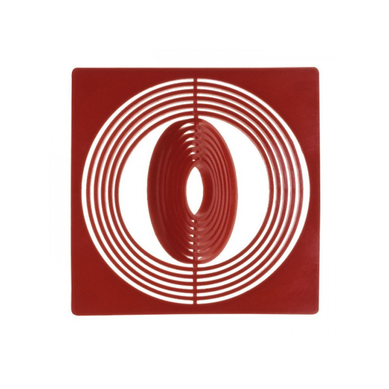 Inletts-box monnaies 68 x 68 mm, rouge foncé, paquet de 10