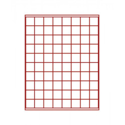 Box monnaies FUMÉ à  80 alvéoles carrés pour monnaies/capsules jusqu'à  Ø 24 mm