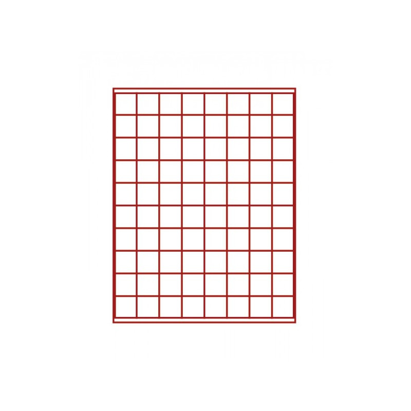 Box monnaies FUMÉ à  80 alvéoles carrés pour monnaies/capsules jusqu'à  Ø 24 mm