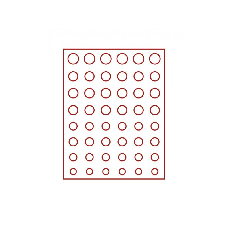 Box monnaies FUMÉ pour 6 séries Euro courantes