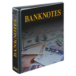 Album PUBLICA M pour billets de banque avec 20 feuilles en 2 versions, utilisables recto-verso