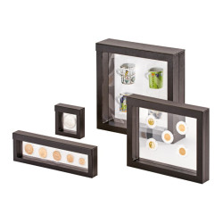 Cadre collection NIMBUS 70, dimensions cadre intérieur 70 x 70 mm, noir