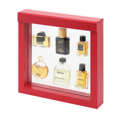 Cadre collection NIMBUS 150, dimensions cadre intérieur 150 x 150 mm, design croco, rouge