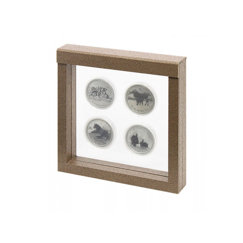 Cadre collection NIMBUS 150, dimensions intérieures 150 x 150 mm, design bois