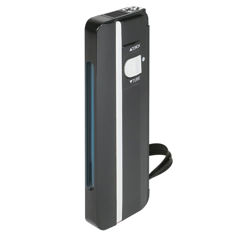 Lampe UV (ondes courtes) - Lampe phosphore, avec support de maintien rabattable