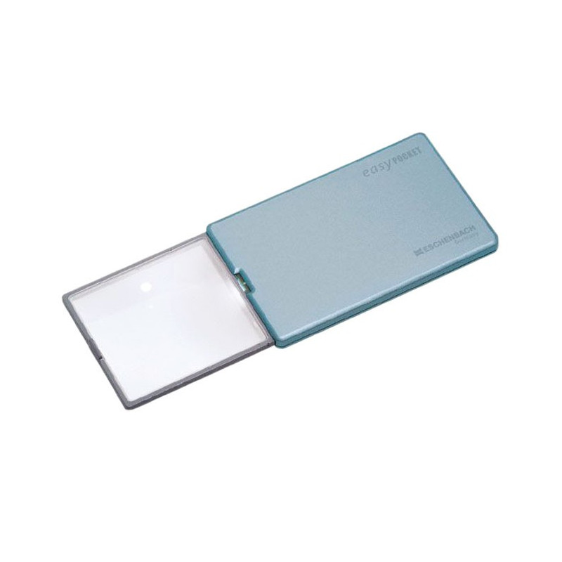 ESCHENBACH Loupe de poche format carte avec éclairage LED, gr. 4x