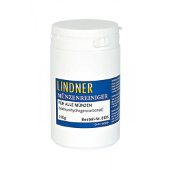 LINDNER Poudre de nettoyage pour monnaies à  base de bicarbonate de soude, 250 g