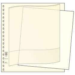 Feuilles intercalaires pour descriptif, Format 249 x 215 mm, blanches, paquet de 100
