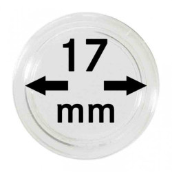 Capsules monnaies Ø intérieur 17 mm, paquet de 100