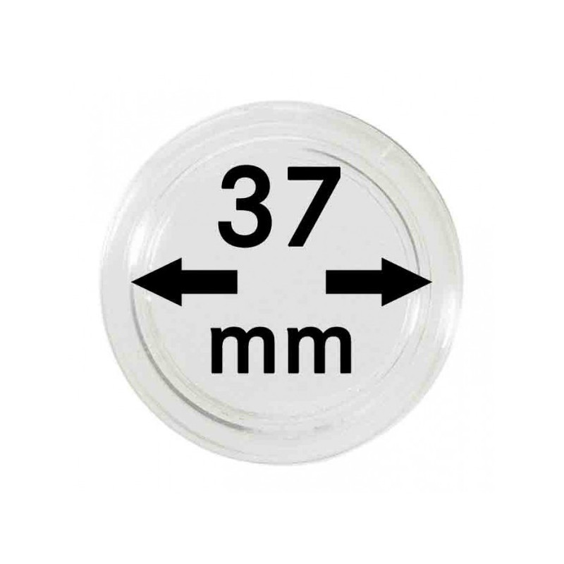 Capsules monnaies Ø intérieur 37 mm, paquet de 100