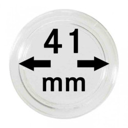 Capsules monnaies Ø intérieur 41 mm, paquet de 100