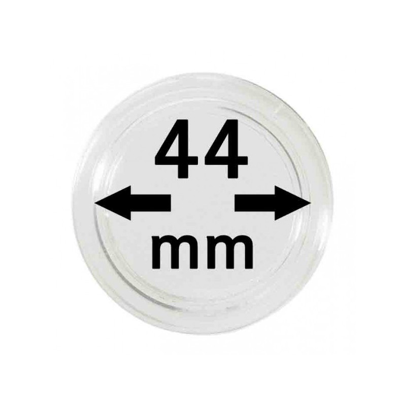Capsules monnaies Ø intérieur 44 mm, paquet de 100