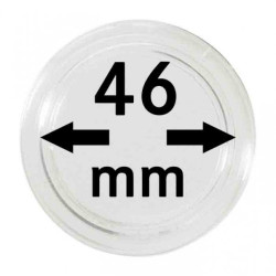 Capsules monnaies Ø intérieur 46 mm, paquet de 100
