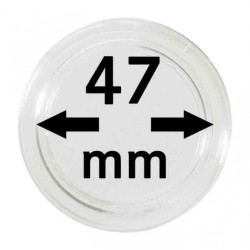 Capsules monnaies Ø intérieur 47 mm, paquet de 100