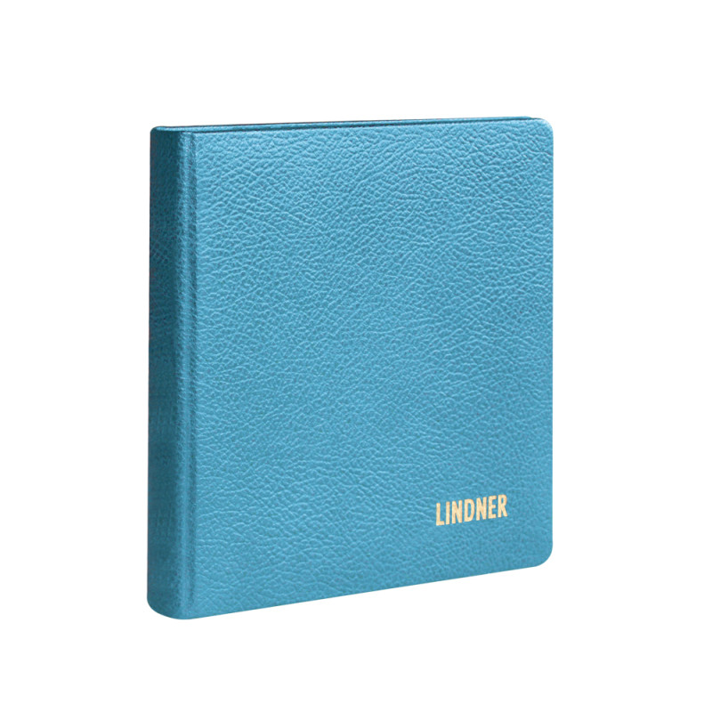 Reliure karat cuir, sans feuilles - bleu