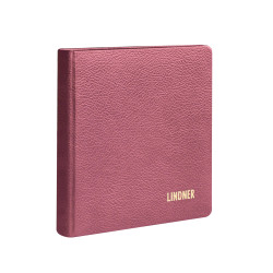 Reliure karat cuir, sans feuilles - bordeaux