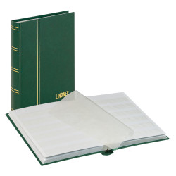 Classeur pour timbres STANDARD avec 32 pages blanches, 165 x 220 x 24 mm, vert