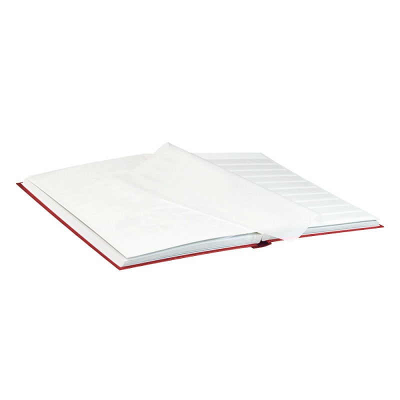 Classeur pour timbres STANDARD avec 32 pages blanches, 230 x 305 x 25 mm, rouge