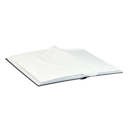 Classeur pour timbres STANDARD avec 32 pages blanches, 230 x 305 x 25 mm, noir