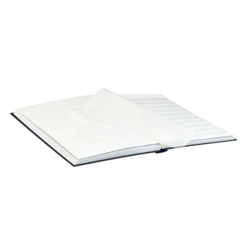 Classeur pour timbres STANDARD avec 32 pages blanches, 230 x 305 x 25 mm, noir