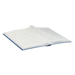 Classeur pour timbres STANDARD avec 48 pages blanches, 230 x 305 x 40 mm, bleu