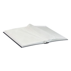 Classeur pour timbres STANDARD avec 48 pages blanches, 230 x 305 x 40 mm, noir