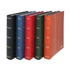 Classeur ELEGANT pour timbres avec 60 pages noires, 230 x 305 mm, vert