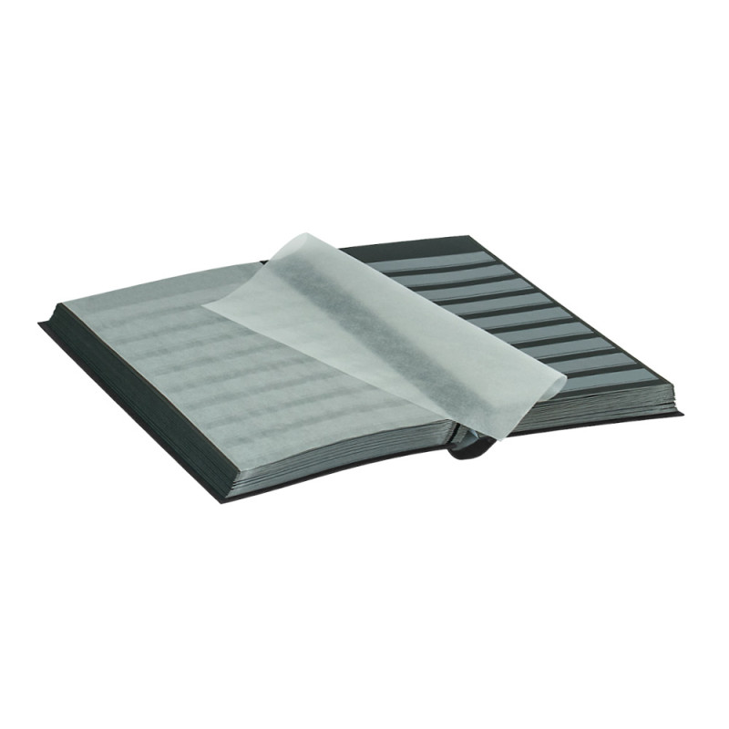 Classeur STANDARD pour timbres avec 64 pages noires, 230 x 305 x 47 mm, noir