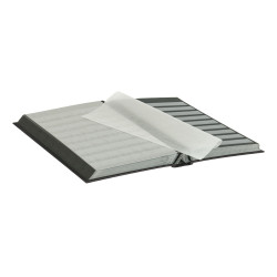 Classeur Elegant pour timbres avec 64 pages noires, 230 x 305 x 48 mm, noir