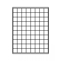 Box monnaies MARINE à  80 alvéoles carrés pour monnaies/capsules jusqu'à  Ø 24 mm