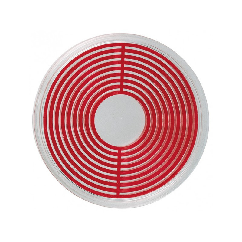 LINDNER Capsules-box monnaies avec Inlett rouge vif Ø 16 à  51 mm €“ grand modèle - Paquet de 10