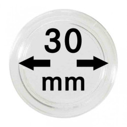 Capsules monnaies Ø intérieur 30 mm, paquet de 10